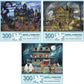 Bits And Pieces - Value Set Of Three - 300 Piece Jigsaw Puzzles For Adults - Large Piece 300 Pc Halloween Jigsaws By Artist Ruan