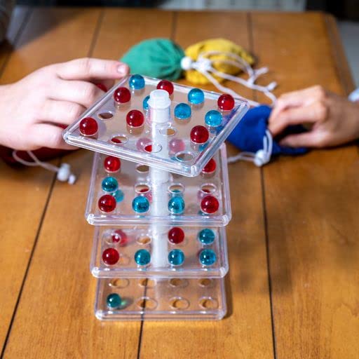 Jokari Take The Tower 3D Strategy Board Game For 2 To 4 Kids Or Adults Of Any Age. Easily Attach Rotating Playing Surfaces, Like