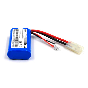 (4-Pack) 7.4V 1500mAh Li-ion Battery with Standard Tamiya Connector for HONGXUNJIE HJ806 2.4GHz RC Boat HJ806 Battery with USB C