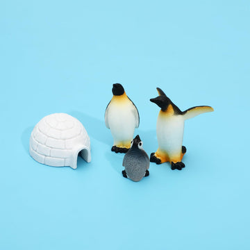Onest 18 Pieces Mini Penguin Figurines Toy Set Realistic Arctic Animals Toys Penguins Cake Toppers Polar Small Penguin Figures For Kids Birthday Gift