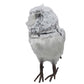 Kurt Adler Owl, 10-Inch, Gray/White