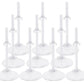 Lnq Luniqi 10Pcs Doll Stand Transparent Doll Display Holder Action Figure Display Rack Doll Model Support Frame Accessories