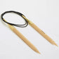 KnitPro-Basix Beech Fixed Circular Needles 40-Size 19/15mm