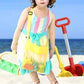 COTDINFORCA 5-PCS Colorful Mesh Beach Bags Sand Away Portable Foldable Sea Shell Bag with Adjustable Carrying Straps/Toy Storage