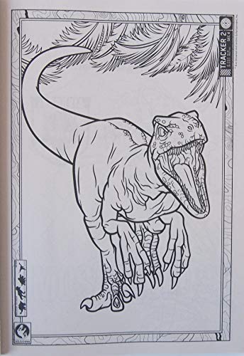 Lazy Days Jurassic World Fallen Kingdom Jumbo Coloring And Activity Book - 96 Pages