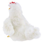 Bearington Henny Plush White Hen Stuffed Animal, 9 Inches
