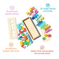 Lovevery | The Block Set | Solid Wood Building Blocks And Shapes + Wooden Storage Box, 70 Pieces, 18 Colors, 20+ Activities, Toddler Block Set And Converts Into A Pull Car, Ages 12 To 48+ Months