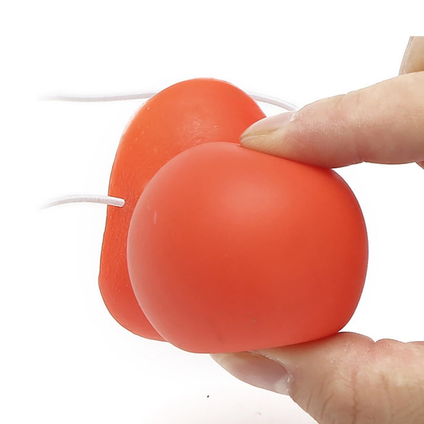 Dzrige 3Pcs Red Clown Nose Rubber Clown Nose Honking Squeaking Clown Nose Cosplay Party Fun Stage Halloween Performance Props Fe