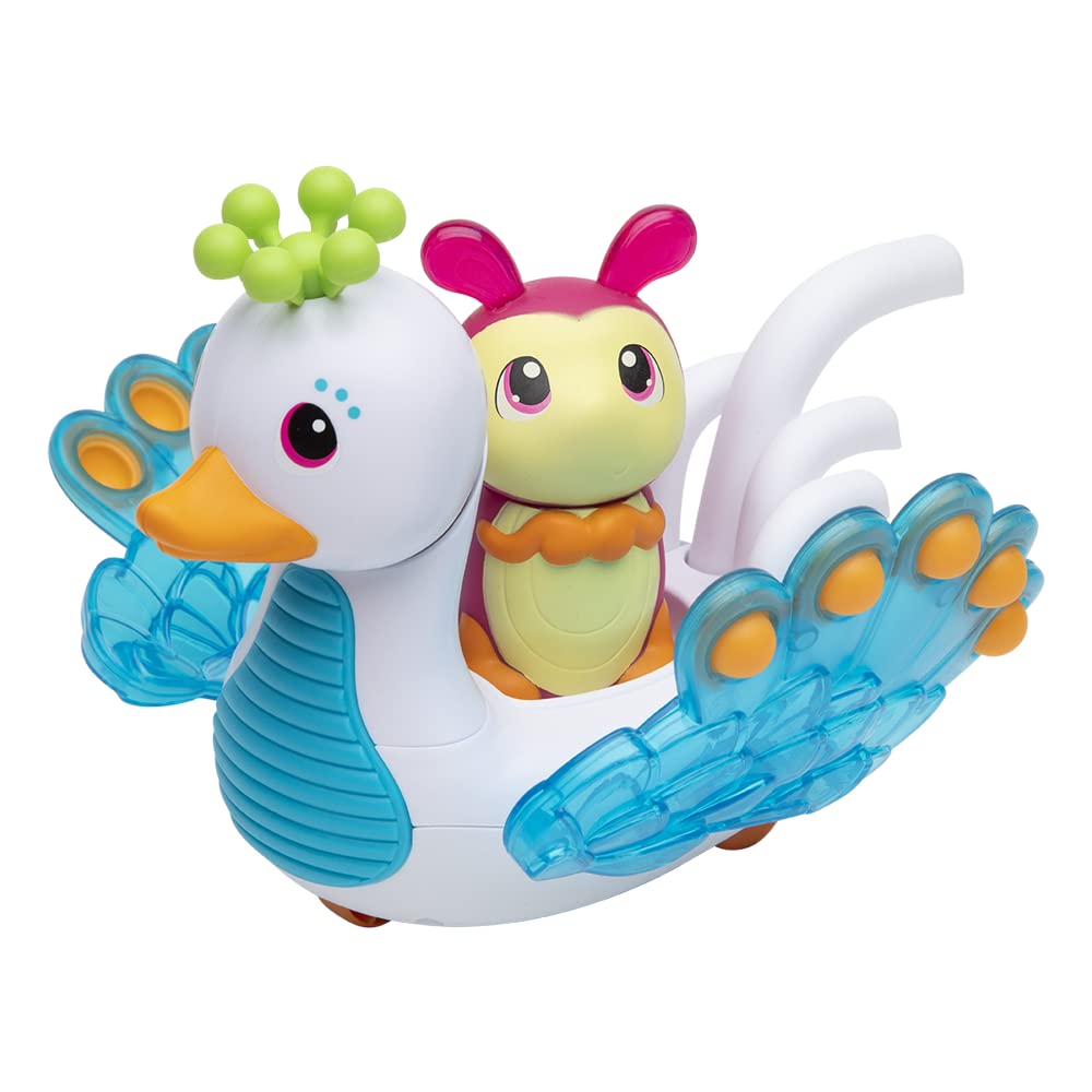 Playskool Glo Friends Hugbug & Harmony Pop Swan Vehicle - Glowing Bug Toy for Ages 2+ - Multi Color - Model 1980