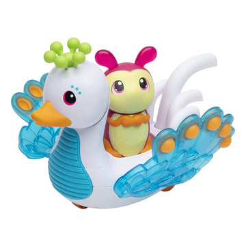 Playskool Glo Friends Hugbug & Harmony Pop Swan Vehicle - Glowing Bug Toy for Ages 2+ - Multi Color - Model 1980