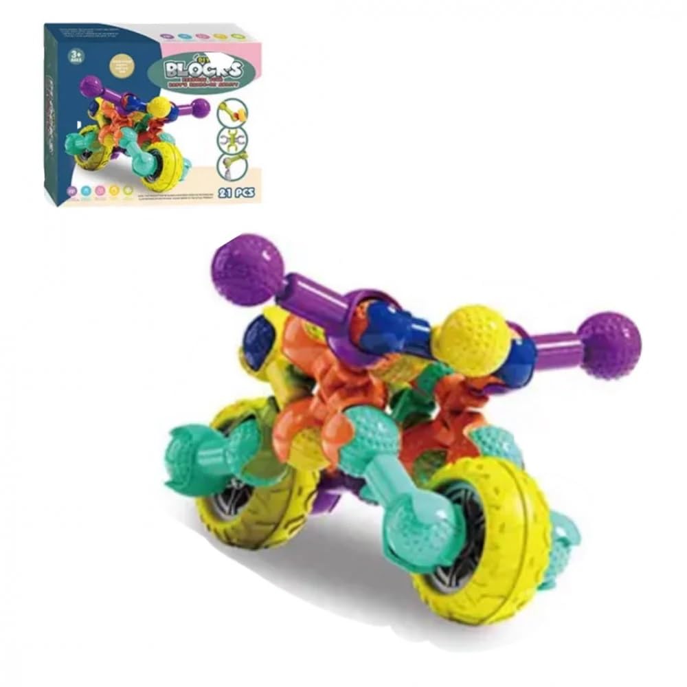 Icw Stem Toys Vehicles Building Blocks Creative Model Educational Construction Toys Preschool Learning Toys Engineering Creative