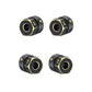 Treal Brass Extended Hex Hubs Wheel Spacers For Scx24 Bronco Gladiator C10 Deadbolt Betty Upgrades +5Mm Black