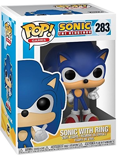 POP Funko Games: Sonic The Hedgehog - Sonic with Ring Vinyl Figure