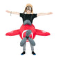 Bodysocks Red Airplane Inflatable Costume For Kids (Age 6+)