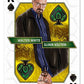 Albino Dragon Green Playing Cards, Model AD-205, Small Size, Paper with Plastic Coating