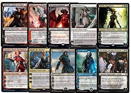 10 Mtg Assorted Planeswalkers