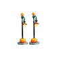 Lemax Spooky Town Witch Pumpkin Patch Lights Set of 2, Black Plastic, B/O (4.5V) #74217
