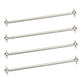 Dogbone Universal Drive Joint Cup Shaft 87mm Steel Silver for RC Hobby Model Car HPI HSP,COJOYS,4PCS (Silver)