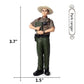 Keyum 5 Pcs Little Farmer Figurines, Hand Painted Realistic People Toys Playset For Kids & Toddlers