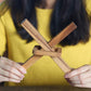 SiamMandalay X Cross Wooden Brain Teaser Puzzle - Logic Game, Tricky Mind Challenge, Model WG-041, Wood Tone