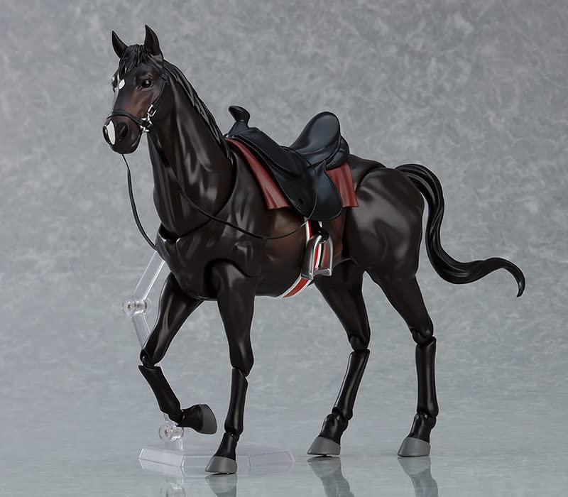 Max Factory Figma Horse Ver.2 [Black Deer Hair] Non-Scale Plastic Painted Action Figure, M06762