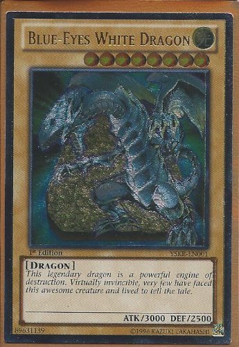 Yu-Gi-Oh! - Blue-Eyes White Dragon (Yskr-En001) - Starter Deck: Kaiba Reloaded - 1St Edition - Ultimate Rare