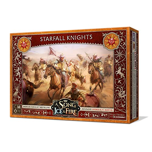 A Song Of Ice And Fire Tabletop Miniatures Game Starfall Knights Unit Box - Elite Warriors Of House Martell, Strategy Game For A