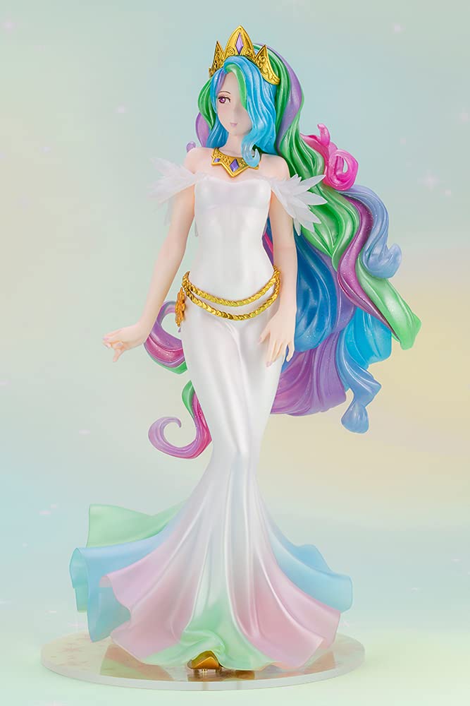 Kotobukiya My Little Pony: Princess Celestia Bishoujo Statue, Multicolor