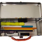 The Tin Box Company Frozen 2 Tin Pencil Box with Handle & Clasp - Storage Box