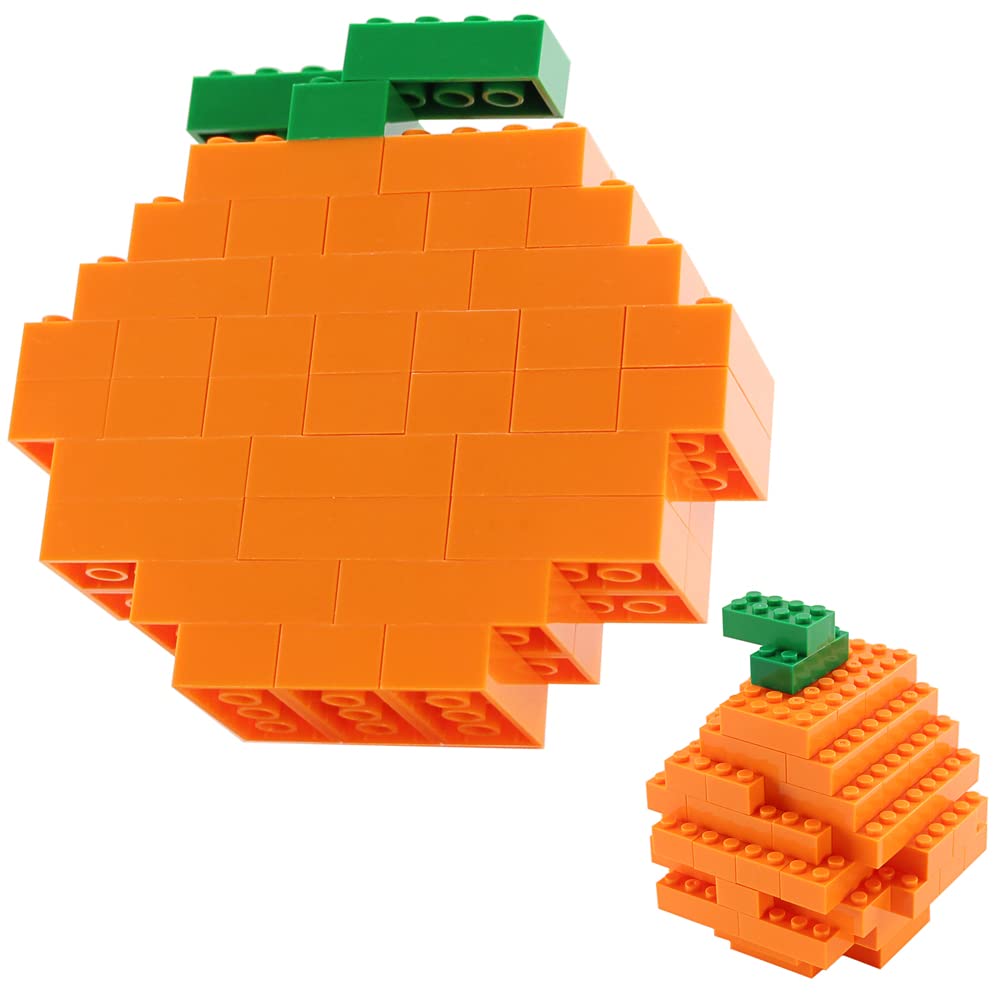 Feleph Classic 2X4 Bricks Orange 320 Pieces Parts Building Kits Creative Play Set Basic Blocks Toy Accessories Compatible With 3001 Major Brands (Orange)
