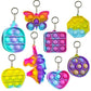 Vedzme 10Pc Pop It Pop Its Rainbow Pop Fidget Toys Poppet Push Pop Bubble Fidget Popping Sensory Toy For Kids And Adults, Fidget