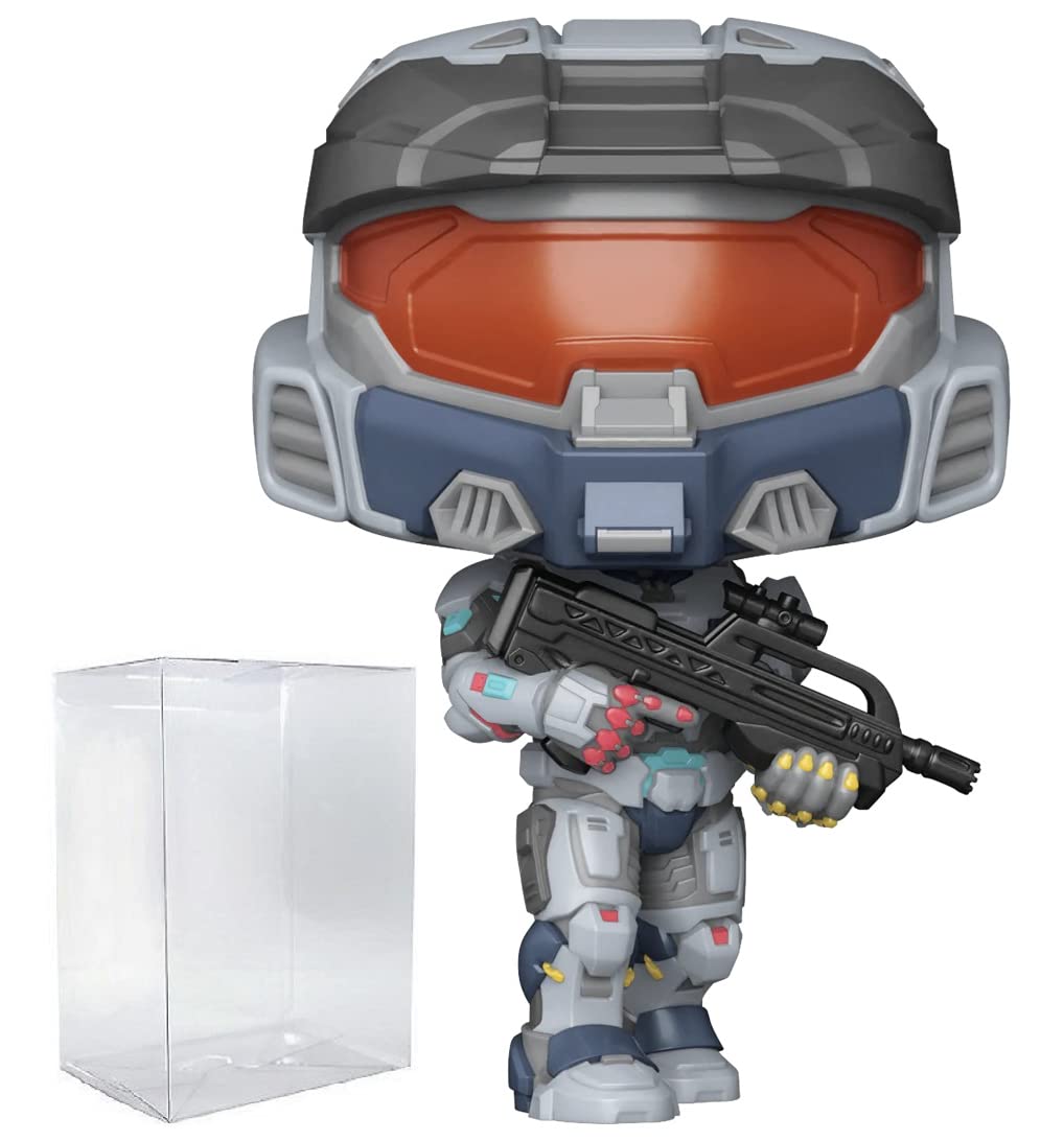 Pop Halo Infinite - Spartan Mark Vii With Br75 Specialty Series Funko Vinyl Figure (Bundled With Compatible Box Protector Case)