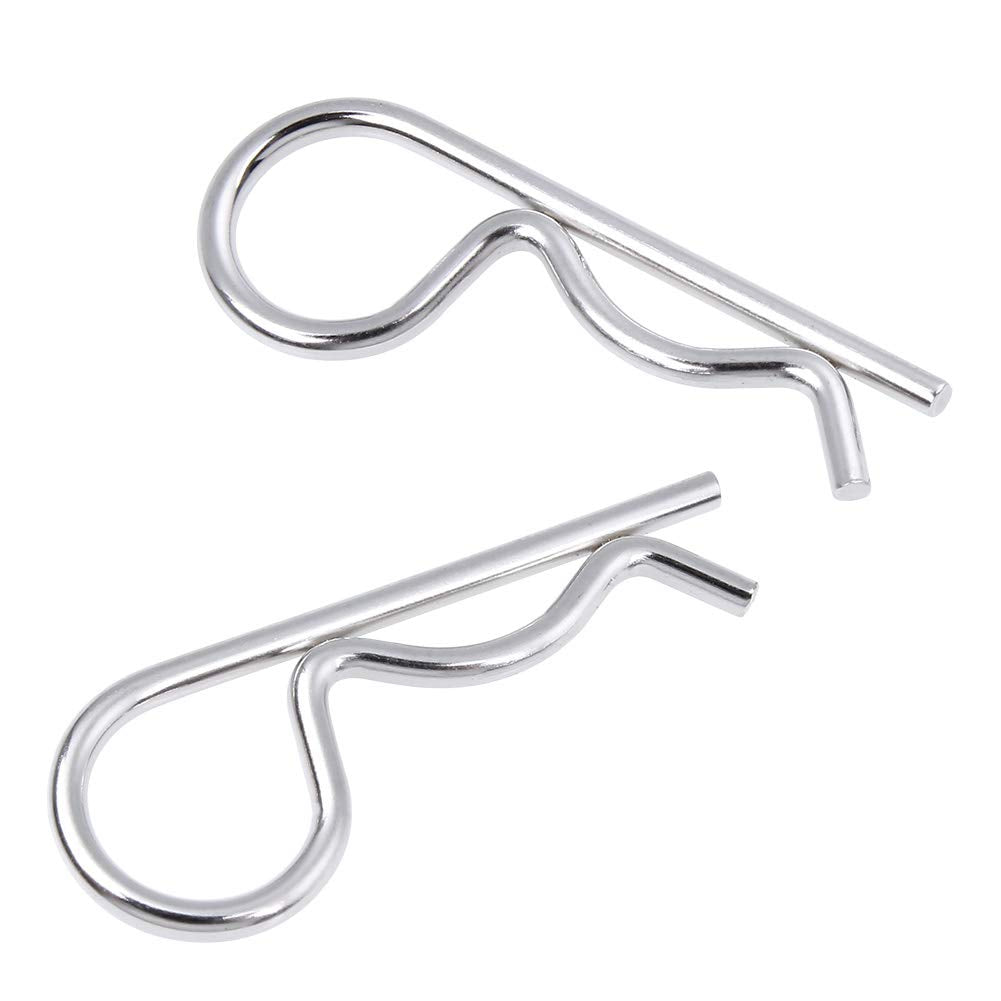 100PCS Universal Flat RC Body Clips Pins for All 1/10 Scale Traxxas Redcat HPI Axial HSP RC Car Parts Truck Buggy Shell Parts,Re