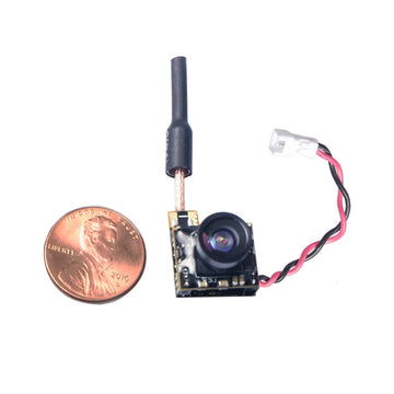 Wolfwhoop Wt05 Micro Aio 600Tvl Camera Only 3.4G 5.8Ghz 25Mw Fpv Transmitter With Dipole Brass Antenna Combo For Fpv Quadcopter 