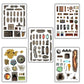 Loke BattleMats Loke Add-On Scenery - Dungeon Decorations, Mehrfarbig, Plastic, Model 011LBM