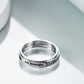 Onefinity Spinner Anxiety Ring Sterling Silver Fidget Ring For Anxiety I Am Enough Inspirational Stress Relief Rings For Women M