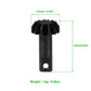 TRX4M Gear 4pcs 24/12T Steel Machined 1/18 RC Crawler Ring Gear Pinion Gear 24/12T Axle Differential Helical Gears for 1/18 RC C