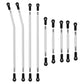Pothyes Lcg Girder Frame Hard Stainless Steel Linkage Link Rod End For 1/10 Rc Crawler Axial Scx10 Ii Iii Trx4 Capra 1.9 Utb Met