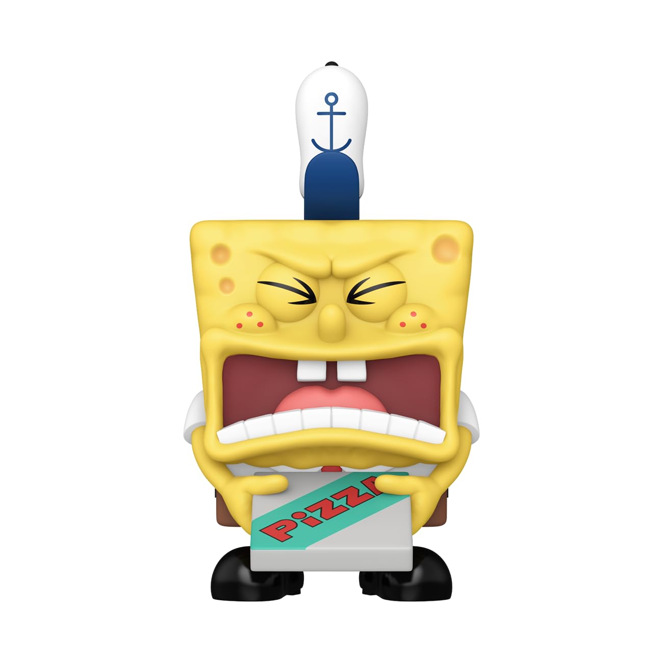 Funko POP! Vinyl Figure - Spongebob Squarepants with Pizza - 25th Anniversary Collectible - Multicolor - Official Merchandise