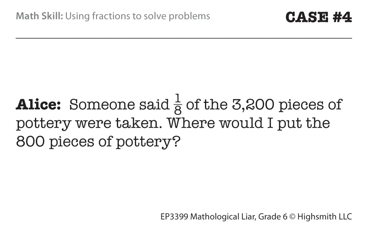 Edupress Mathological Liar, Grade 6