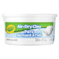 Crayola Air Dry Clay, White, No Bake Modeling Clay for Kids, 2.5lb