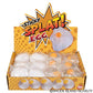 The Dreidel Company Easter Sticky Egg Splat, Gooey, Flexible, and Durable Squishy Toys (Clear & White Variety, 12-Pack)