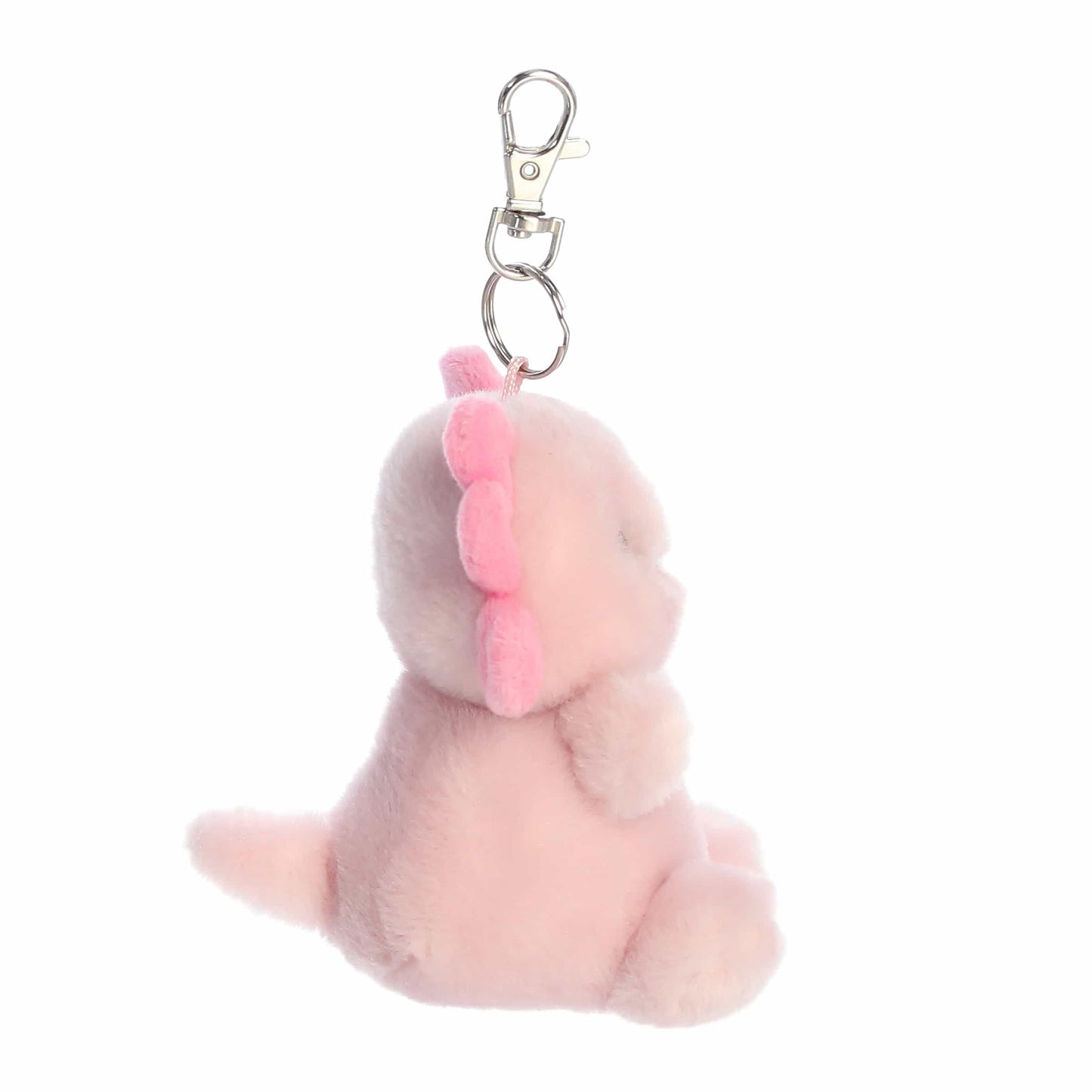 Aurora Adorable Palm Pals Ax Axolotl Clip-On- Fun Collectible Plush For Kids and mature-themed Collectors - Perfect For Backpacks and Birthday Gifts - Pink 4 Inches