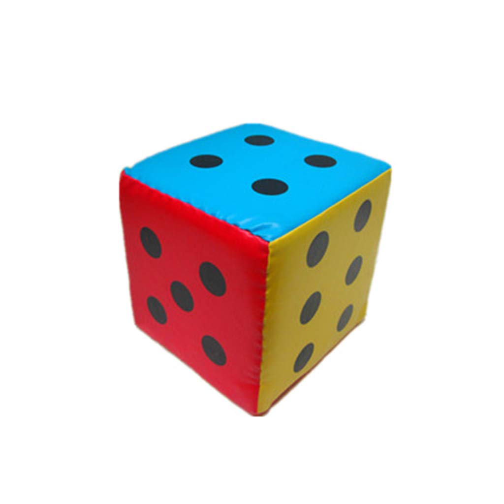 The Universal Store 6 Inches Foam Dice Fun Filled Large Educational Toy Kawaii Giant Dice Decorative Eva Foam Jumbo Cube Big Squ