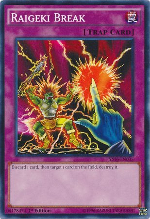 Yu-Gi-Oh! - Raigeki Break (Ys16-En035) - Starter Deck: Yuya - 1St Edition - Common