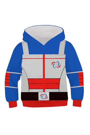 Pexlaxy Boys Kid Danger Hoodie Sweatshirt Halloween Cosplay Costume Coat For Child,Small
