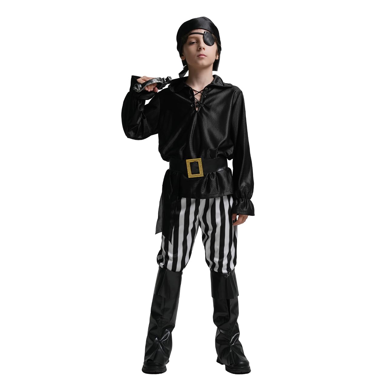 Kid'S Boy Pirate Halloween Cosplay Costume(13-14 Years)
