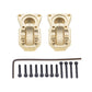 2Pcs Brass Diff Cover Front&Rear Bridge Axle Cover for 1/24 Axial SCX24 AXI90081 AXI00001 AXI00002 AXI00005 AXI00006RC Crawler C