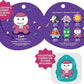 Bumbumz 4.5-Inch Groovy Spookybumz Plush 5-Pack - Groovy Cauldron, Spooky Mushroom, Disco Jackolantern, Jack O Flower, And A Gho