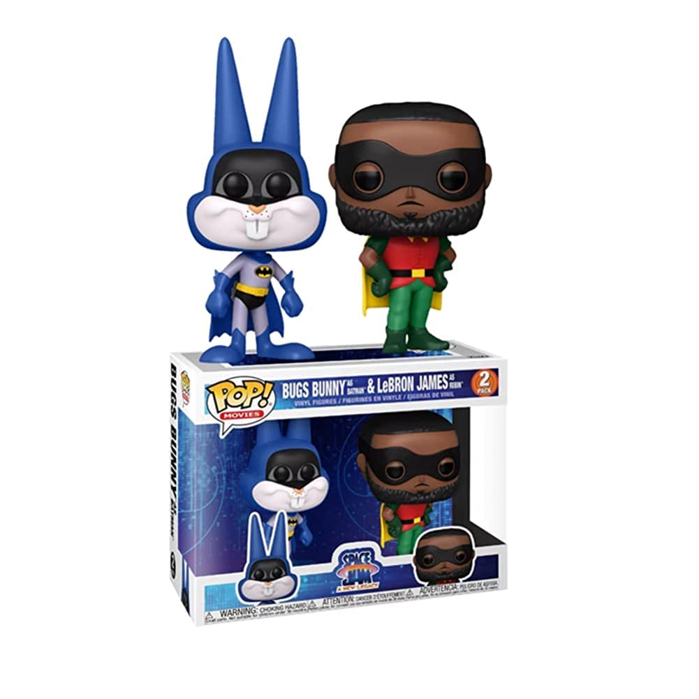 Funko! Pop - 2Pk Exclusive Space Jam 2 - Bugs As Batman & Lebron James